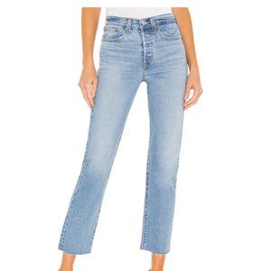 Levi's Wedgie Fit Straight Denim Jeans In Tango Hustle Size 28